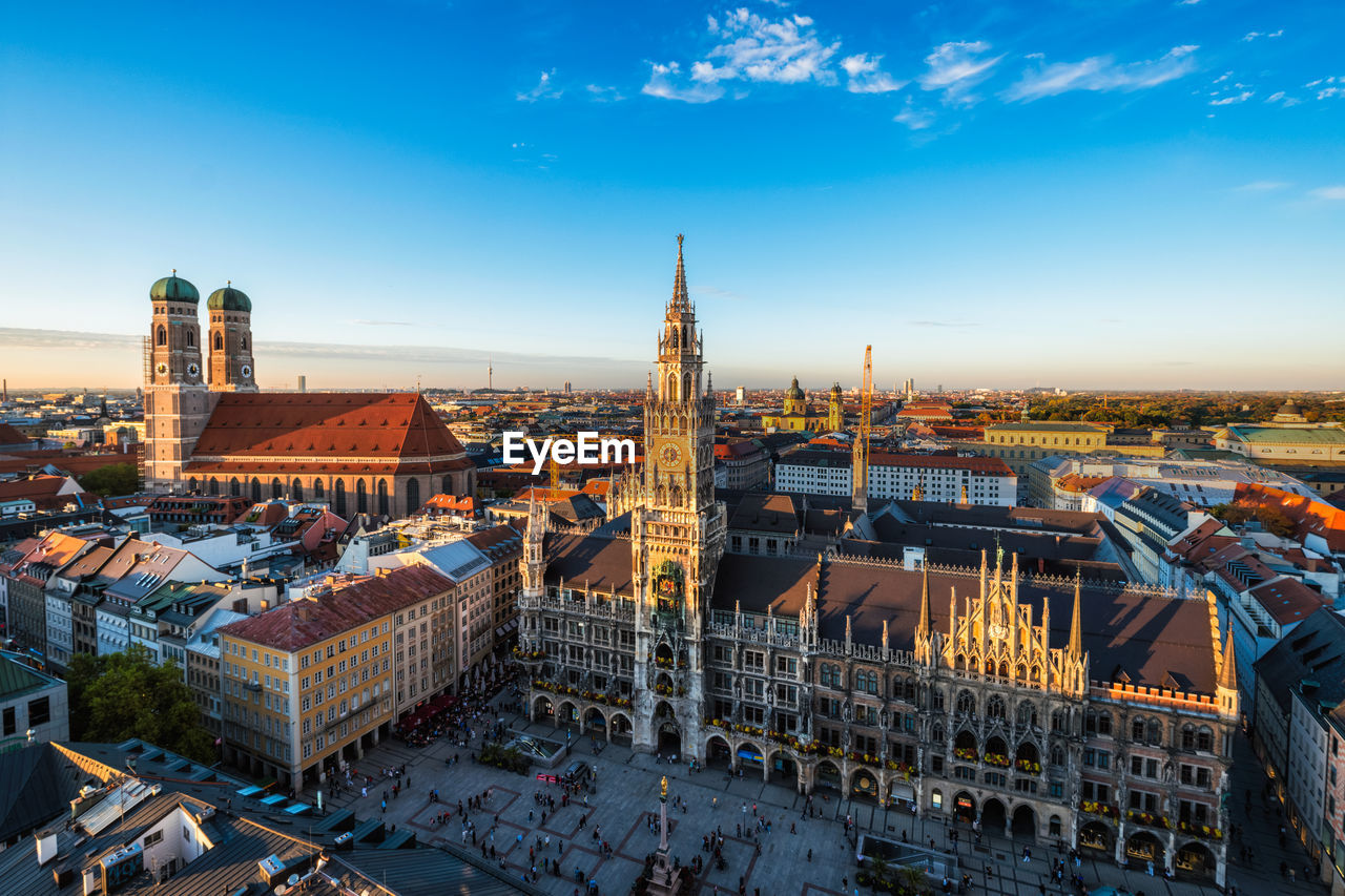 Aerial view of munich, germany