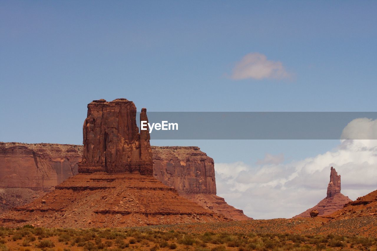 VIEW OF ROCK FORMATIONS ON LANDSCAPE