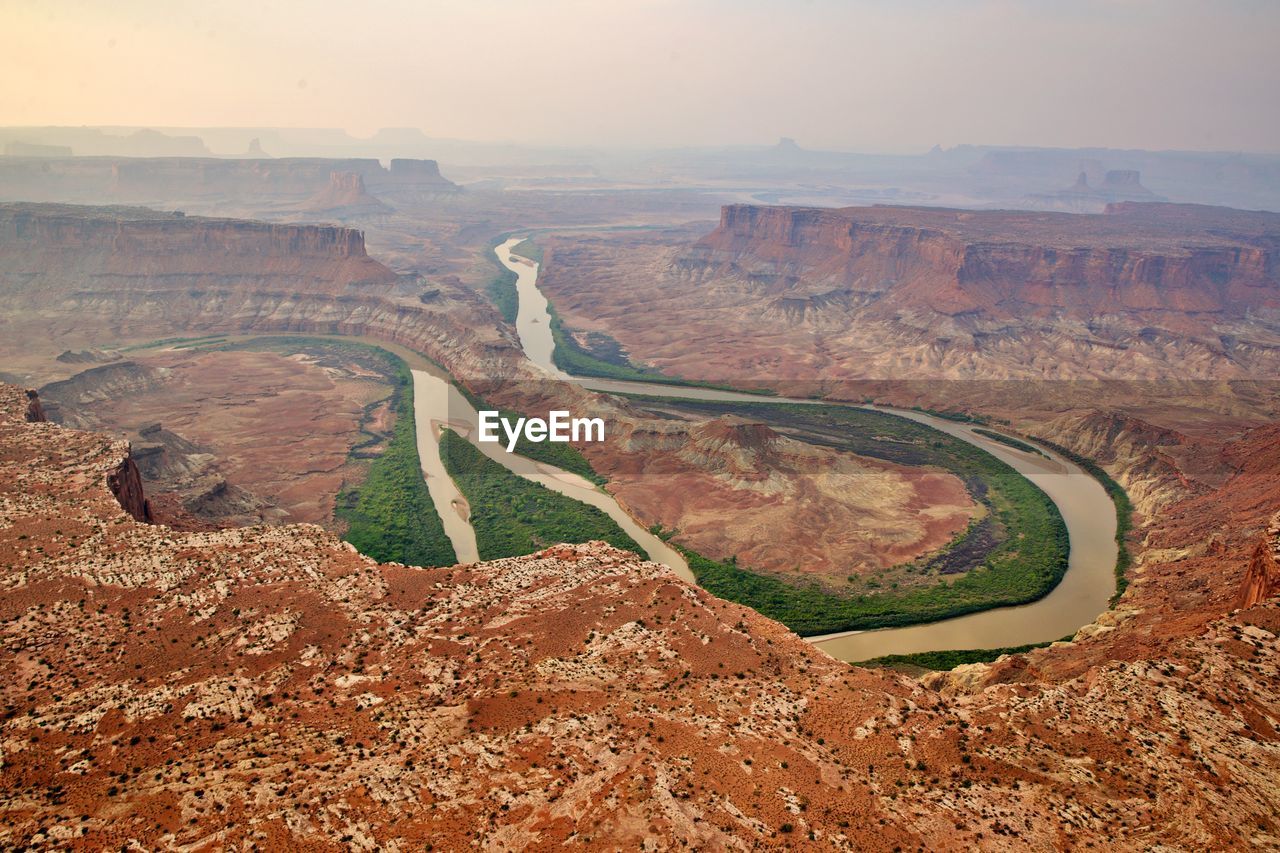 River through canyonlandscape
