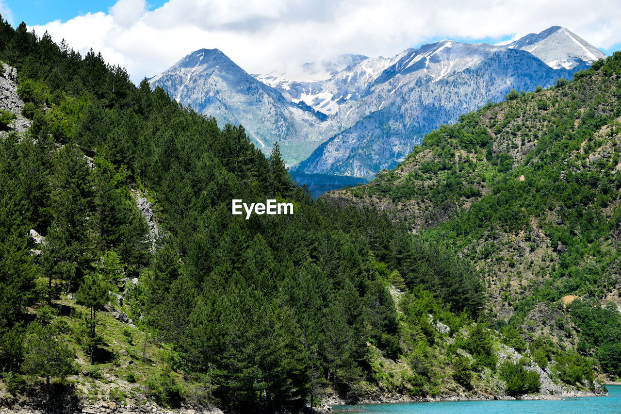 SCENIC VIEW OF SNOWCAPPED MOUNTAIN AGAINST SKY