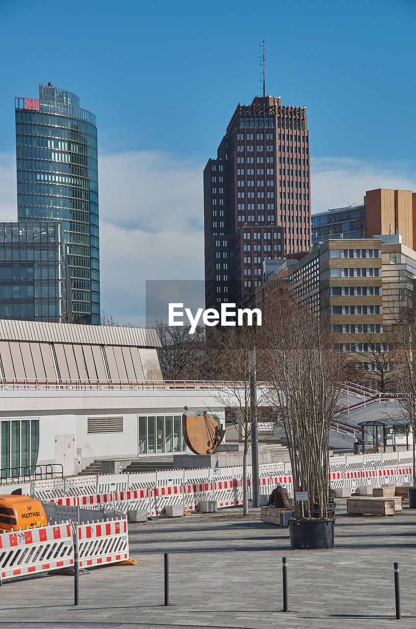 buildings in city against sky