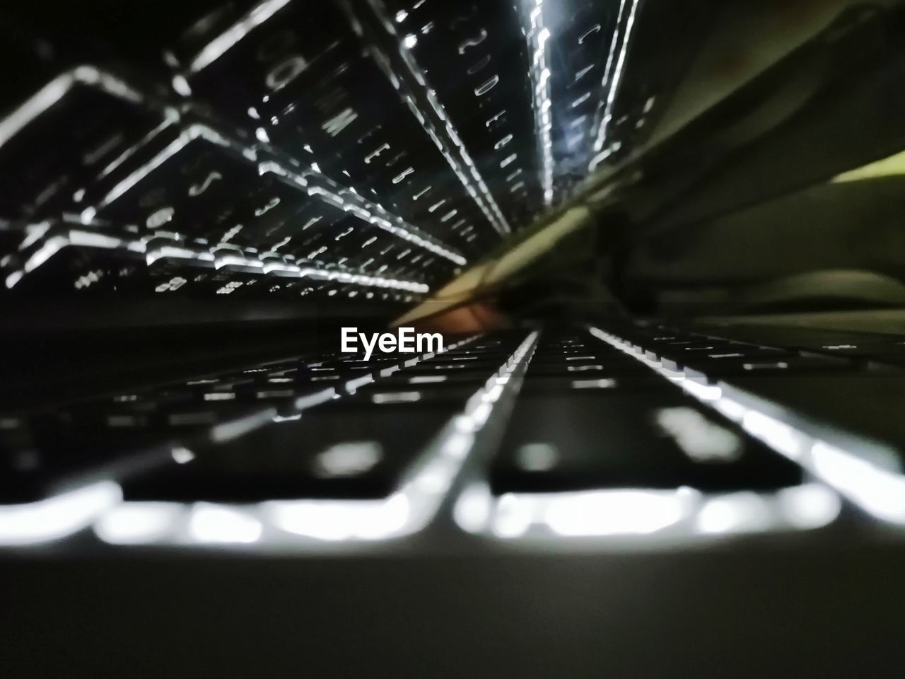 Close-up of illuminated keyboard 