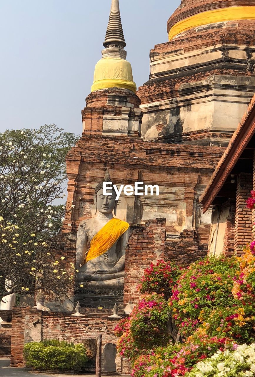 LOW ANGLE VIEW OF A TEMPLE