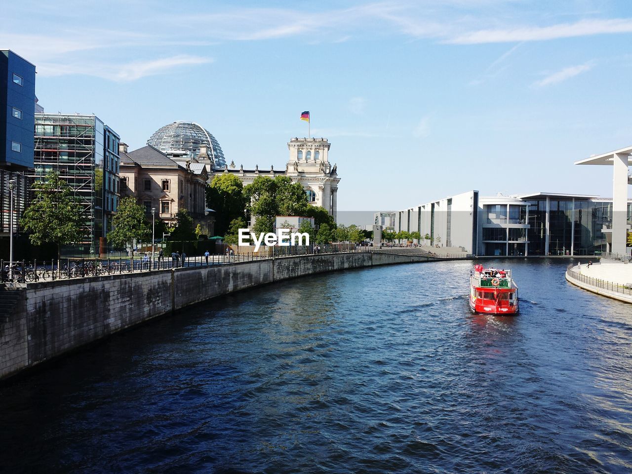 Buildings in distance with waterfront