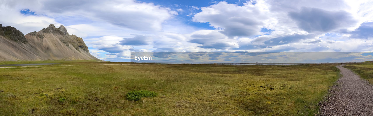 Spectacular ufo clouds in the sky over iceland - altocumulus lenticularis