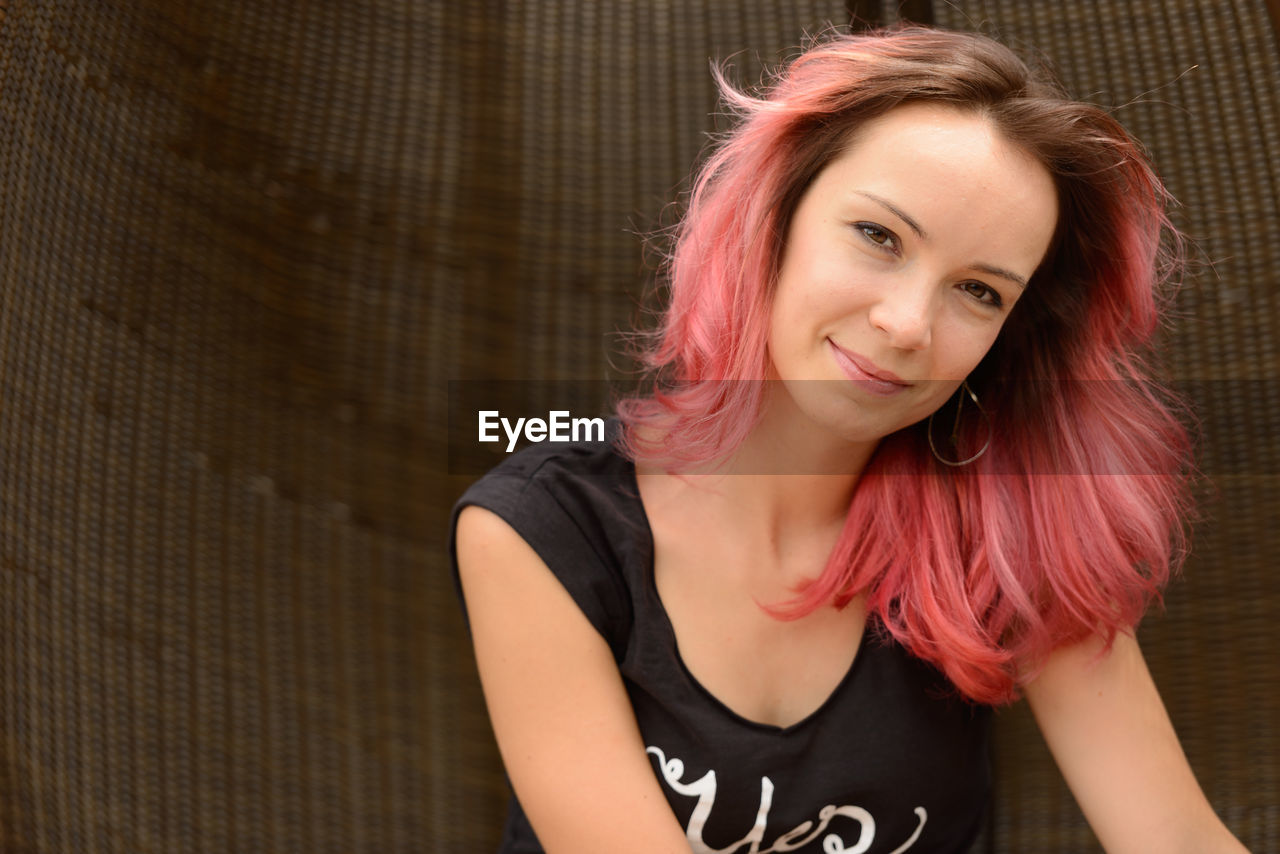 Portrait of smiling woman