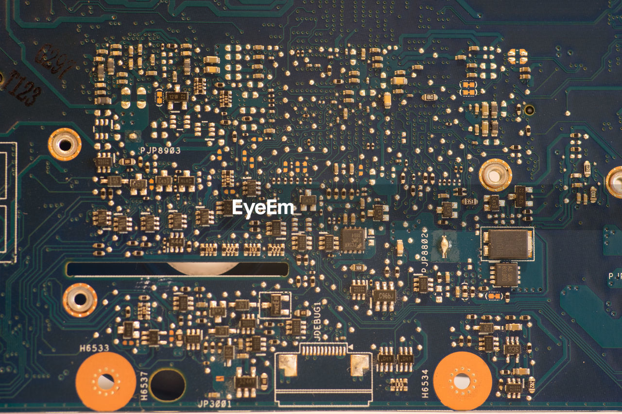 Close-up of circuit board