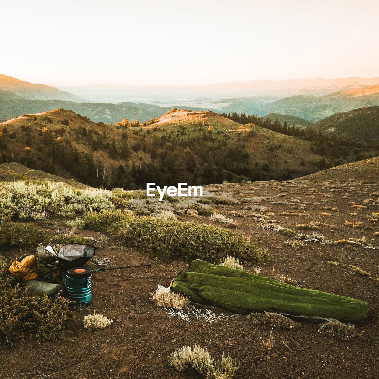 Campsite on pct