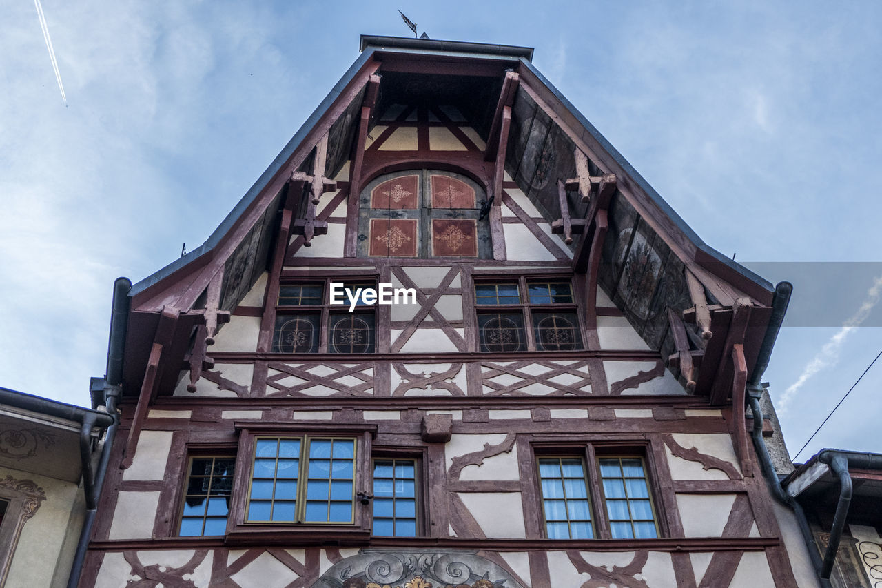 Painted facade in the beautiful village of stein am rhein