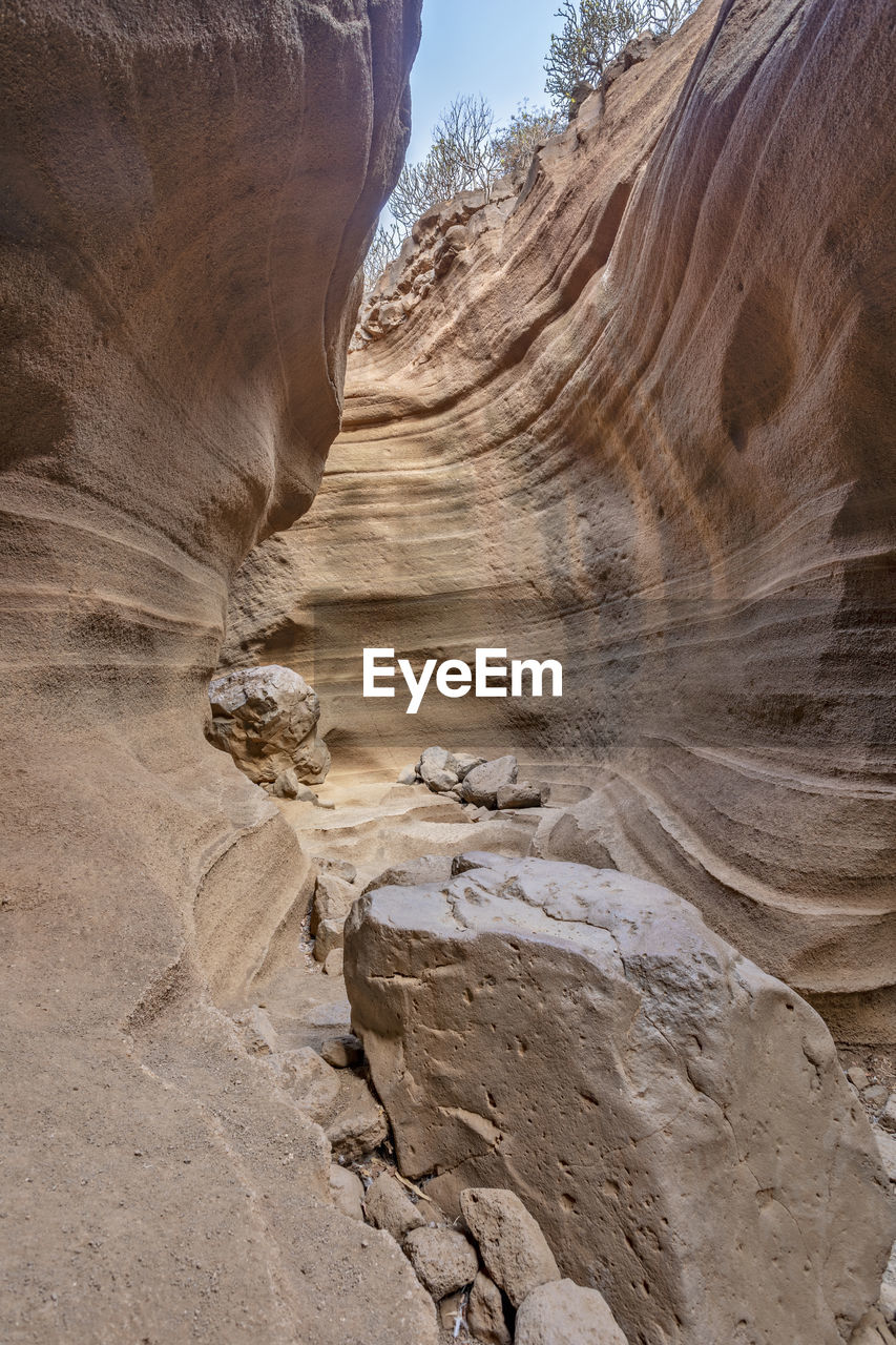 Barranco de las vacas, gran canaria island.