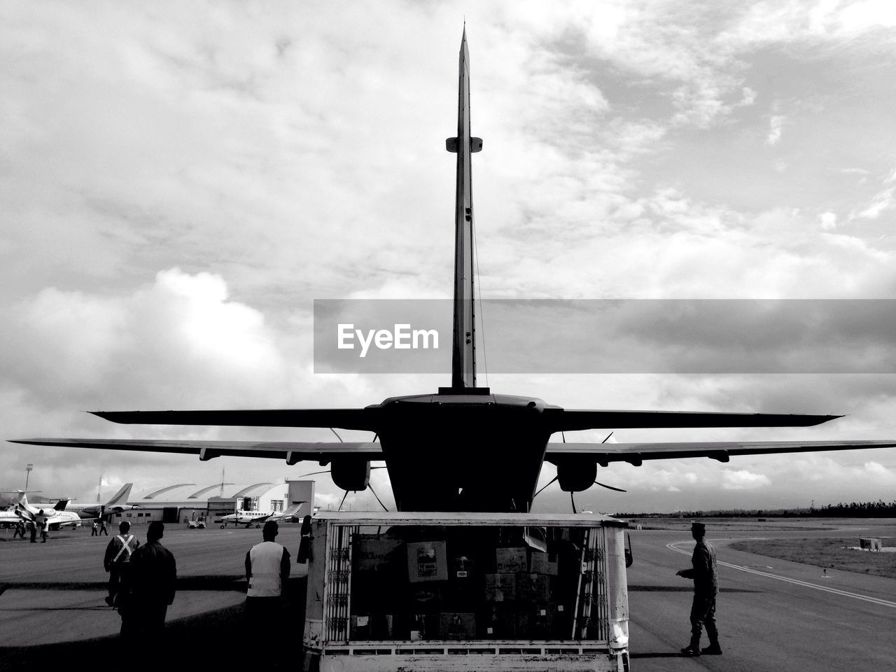 Airplanes at the airport terminal