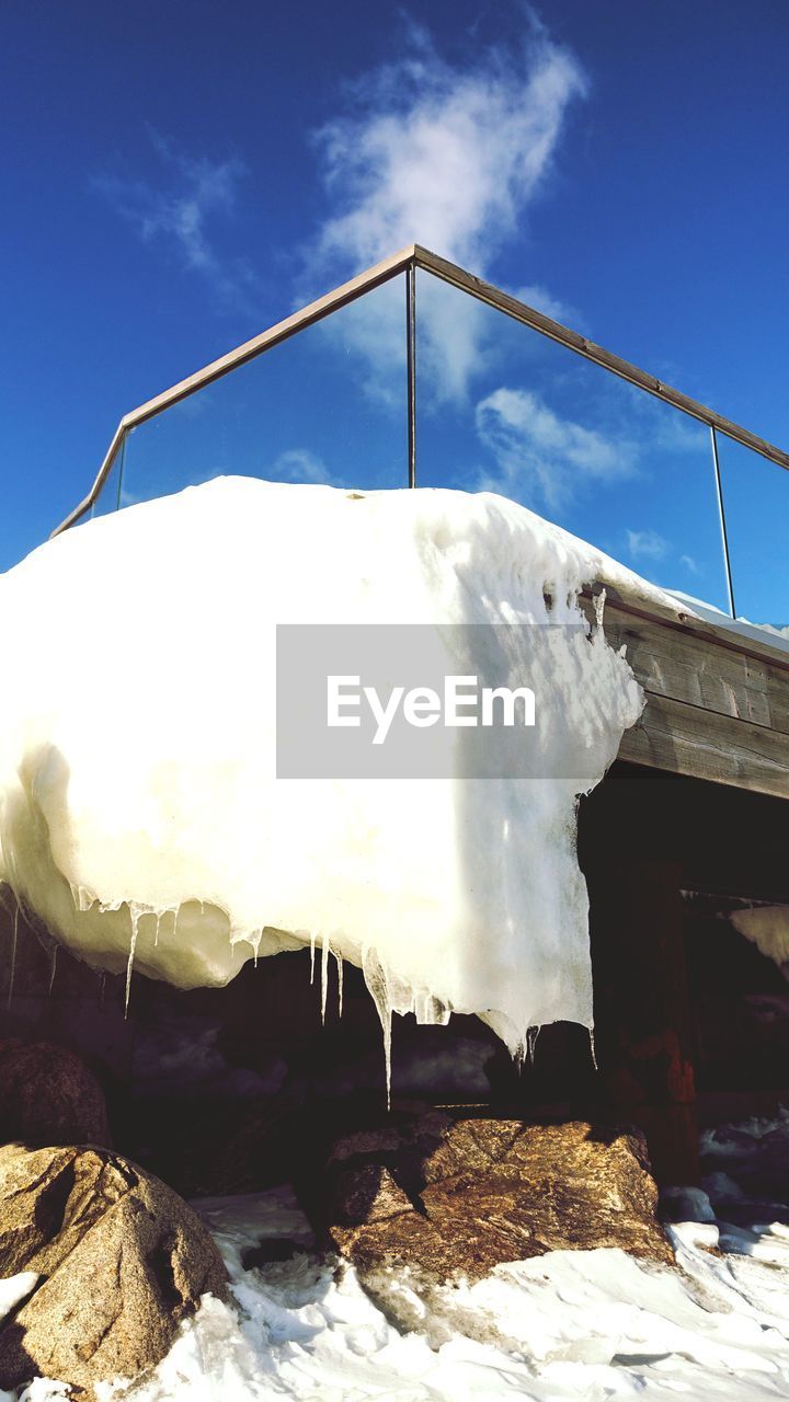 LOW ANGLE VIEW OF SNOW AGAINST SKY