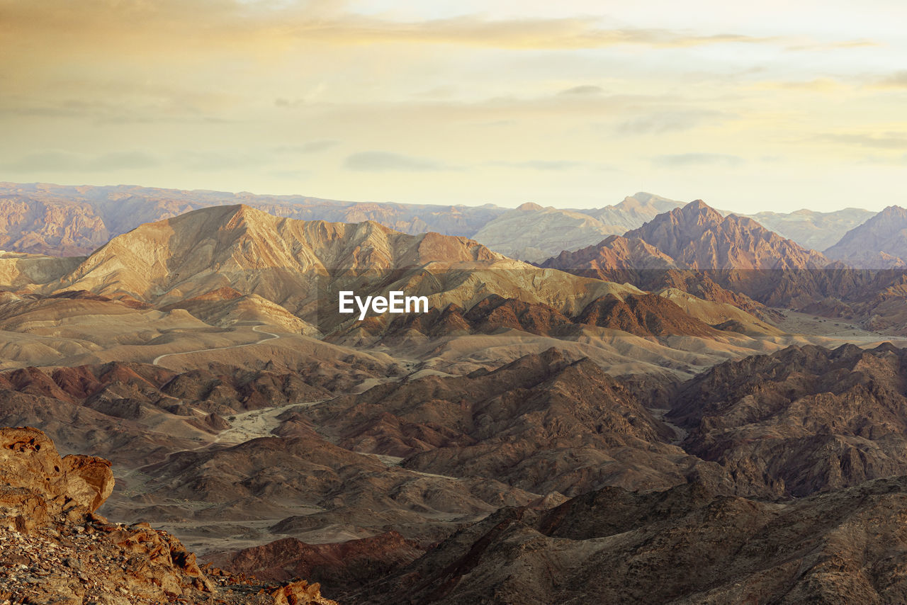 Mars like landscape, shlomo mountain, eilat israel