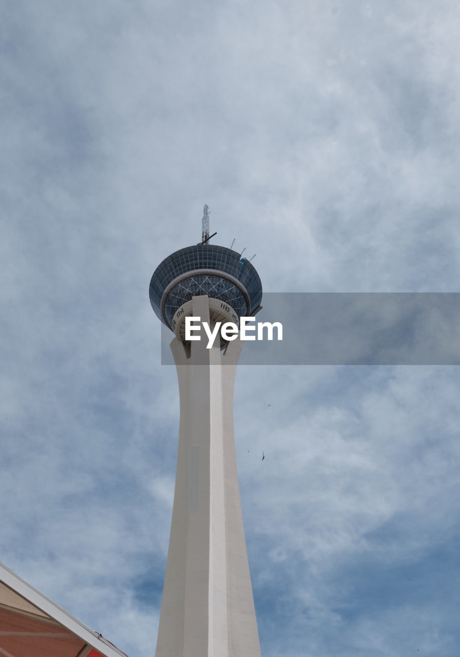 LOW ANGLE VIEW OF TOWER AGAINST SKY