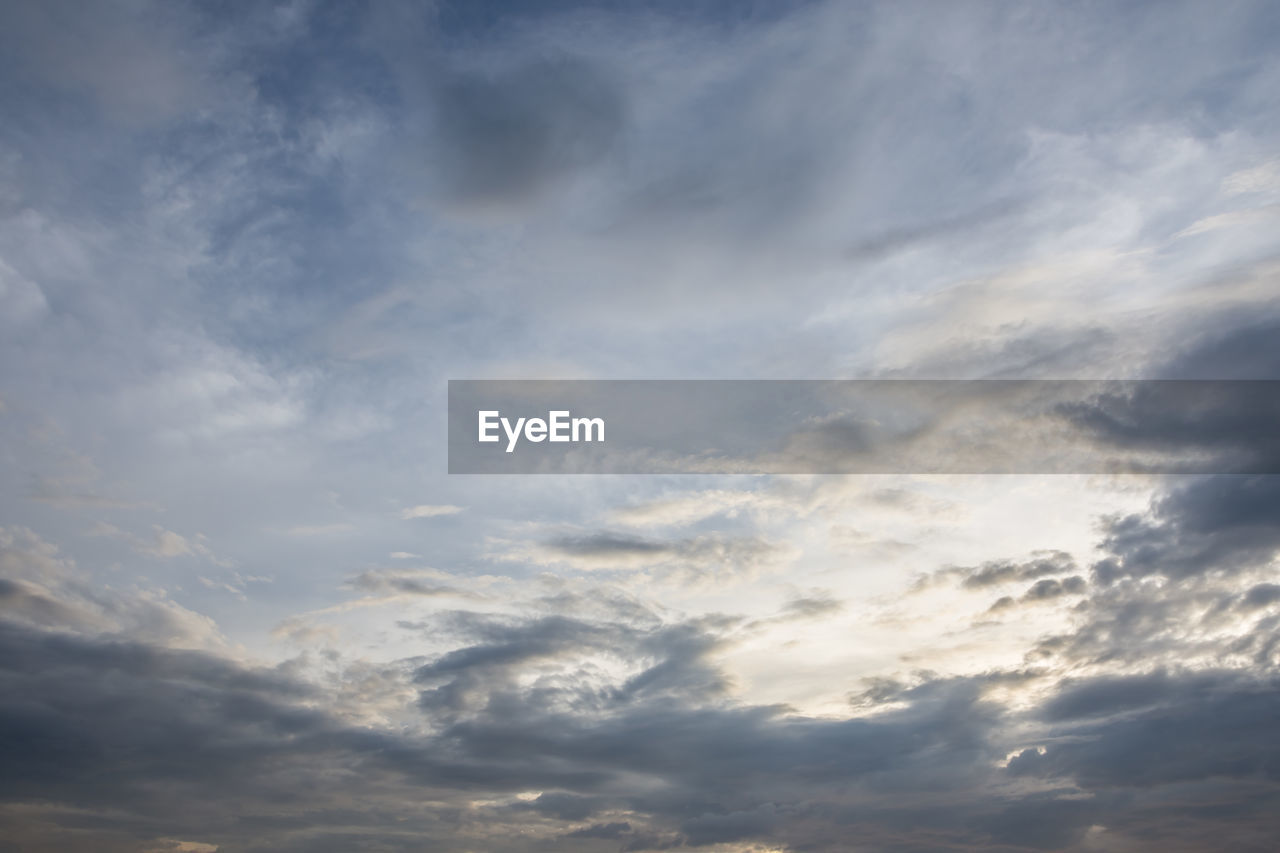 LOW ANGLE VIEW OF SKY DURING SUNSET