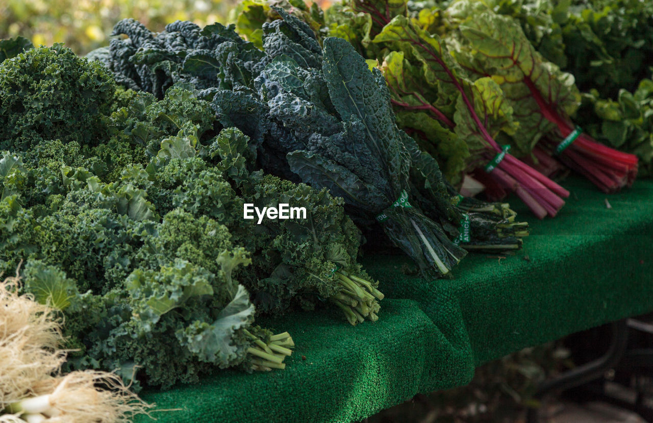 Close-up of vegetables at market