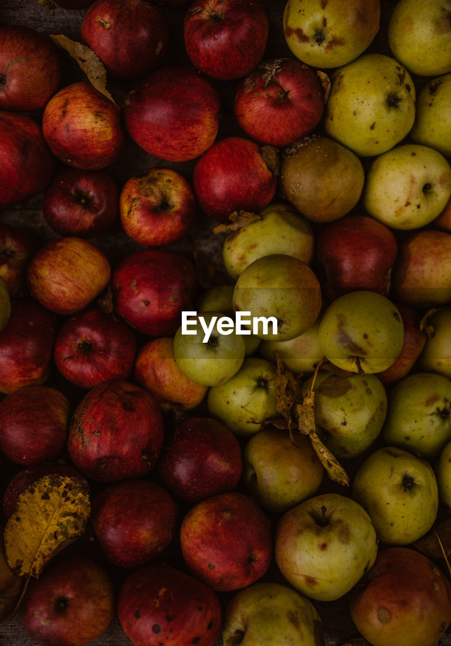 Full frame shot of apples