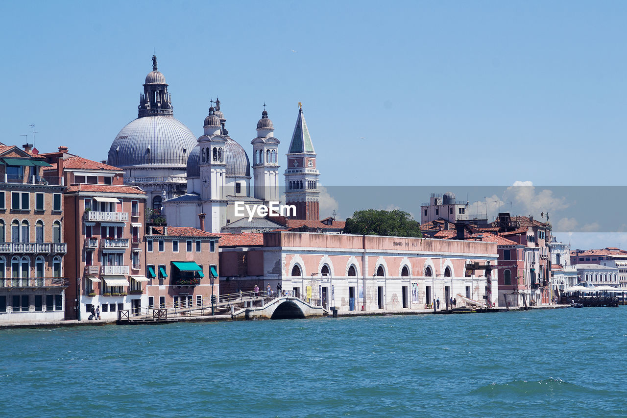 VIEW OF CHURCH AT WATERFRONT