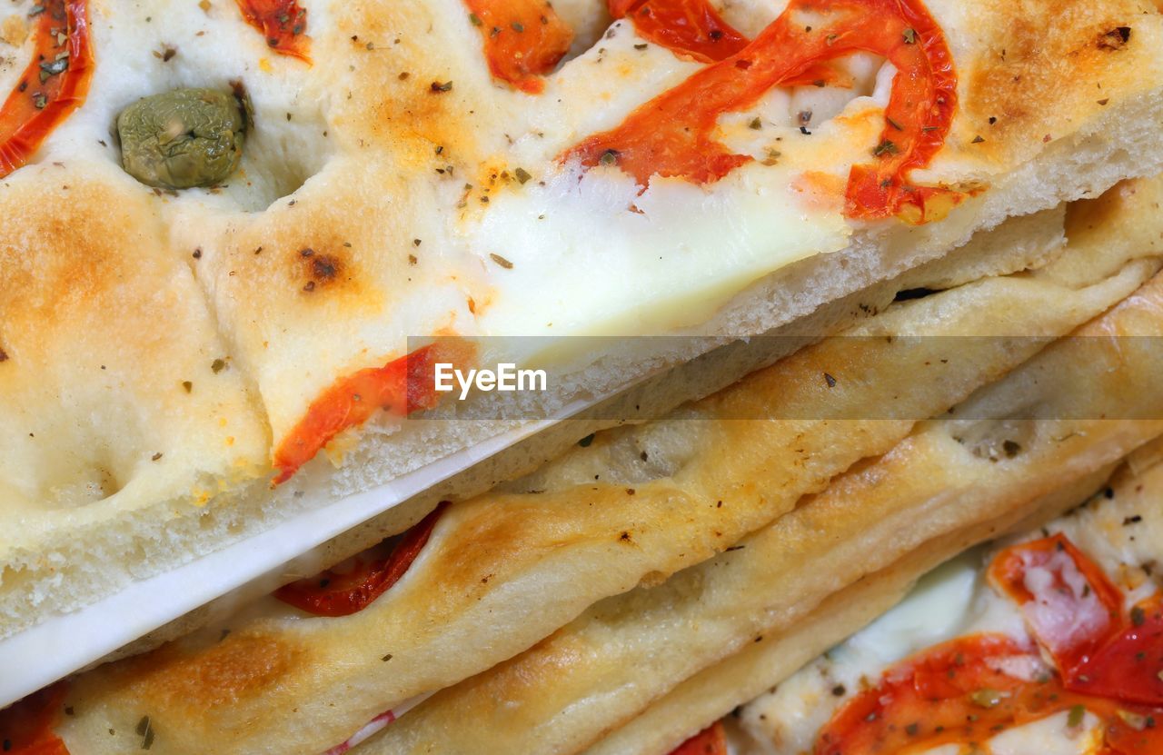CLOSE-UP OF PIZZA