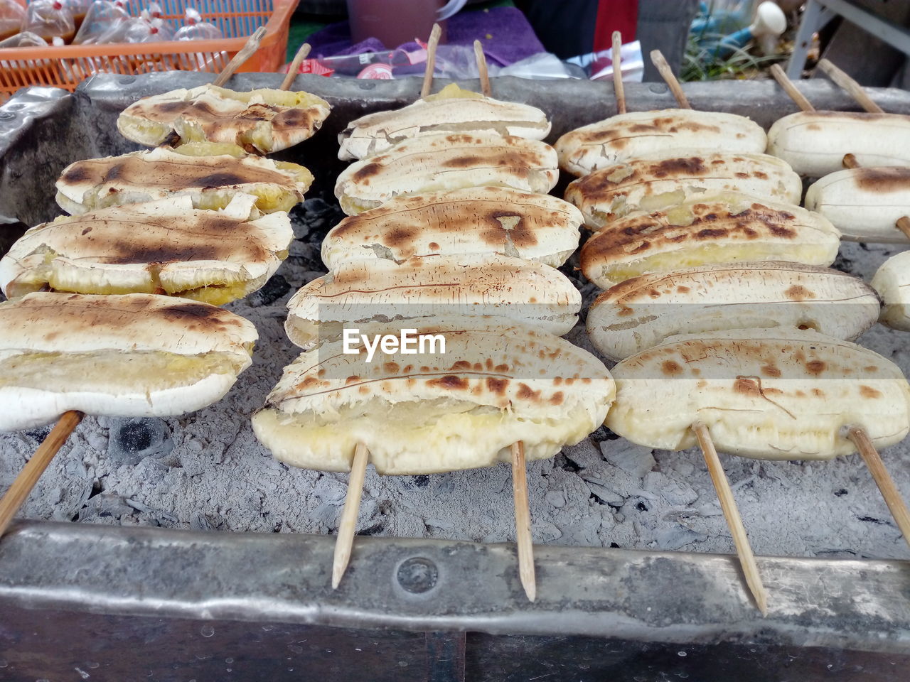 CLOSE-UP OF ROASTED FOR SALE IN MARKET