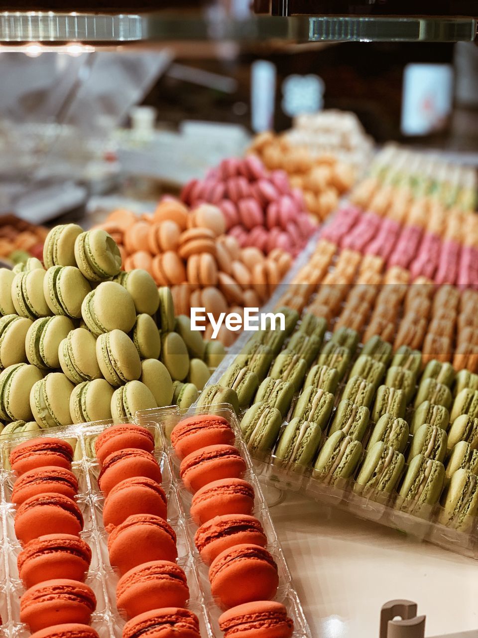 Close-up of candies for sale at market