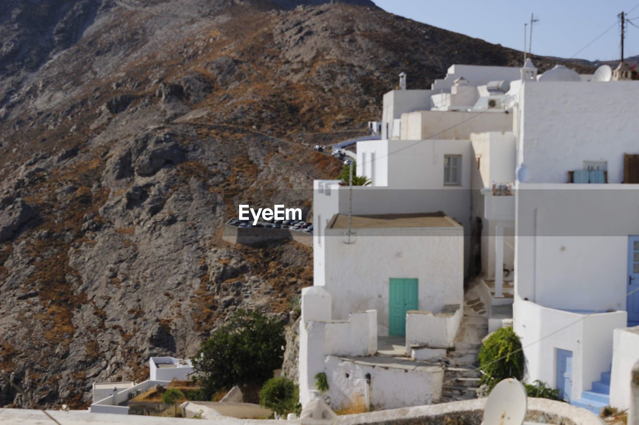 View of buildings in town