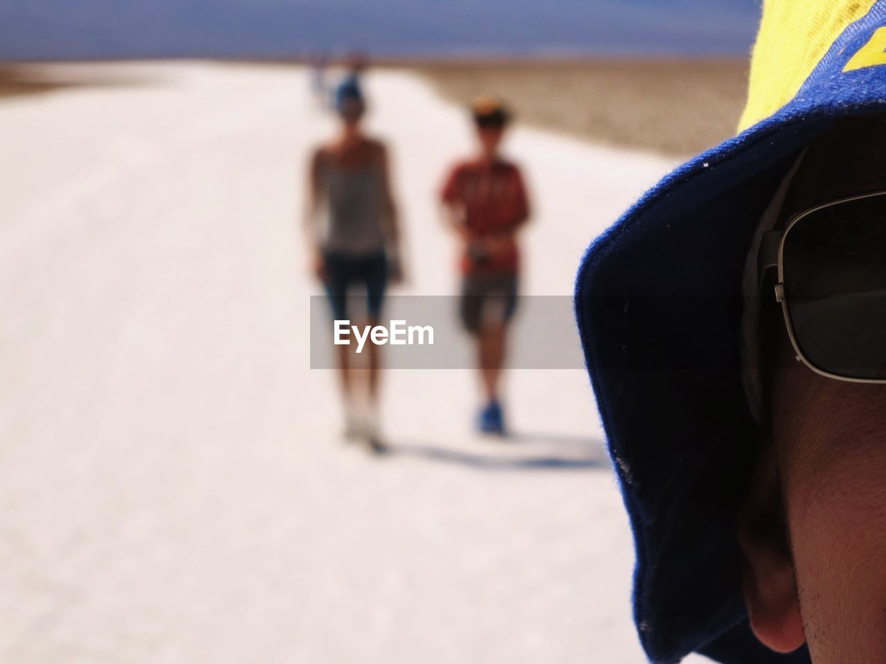 Cropped image of man on street