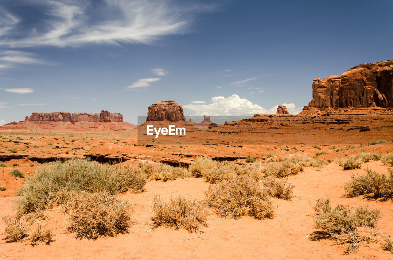 PANORAMIC VIEW OF ROCK FORMATIONS AGAINST SKY