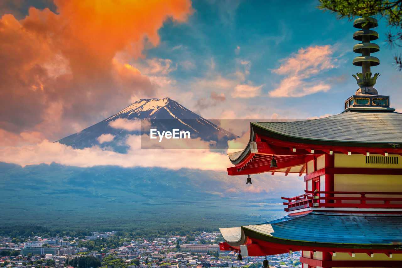 PANORAMIC VIEW OF BUILDINGS AGAINST SKY