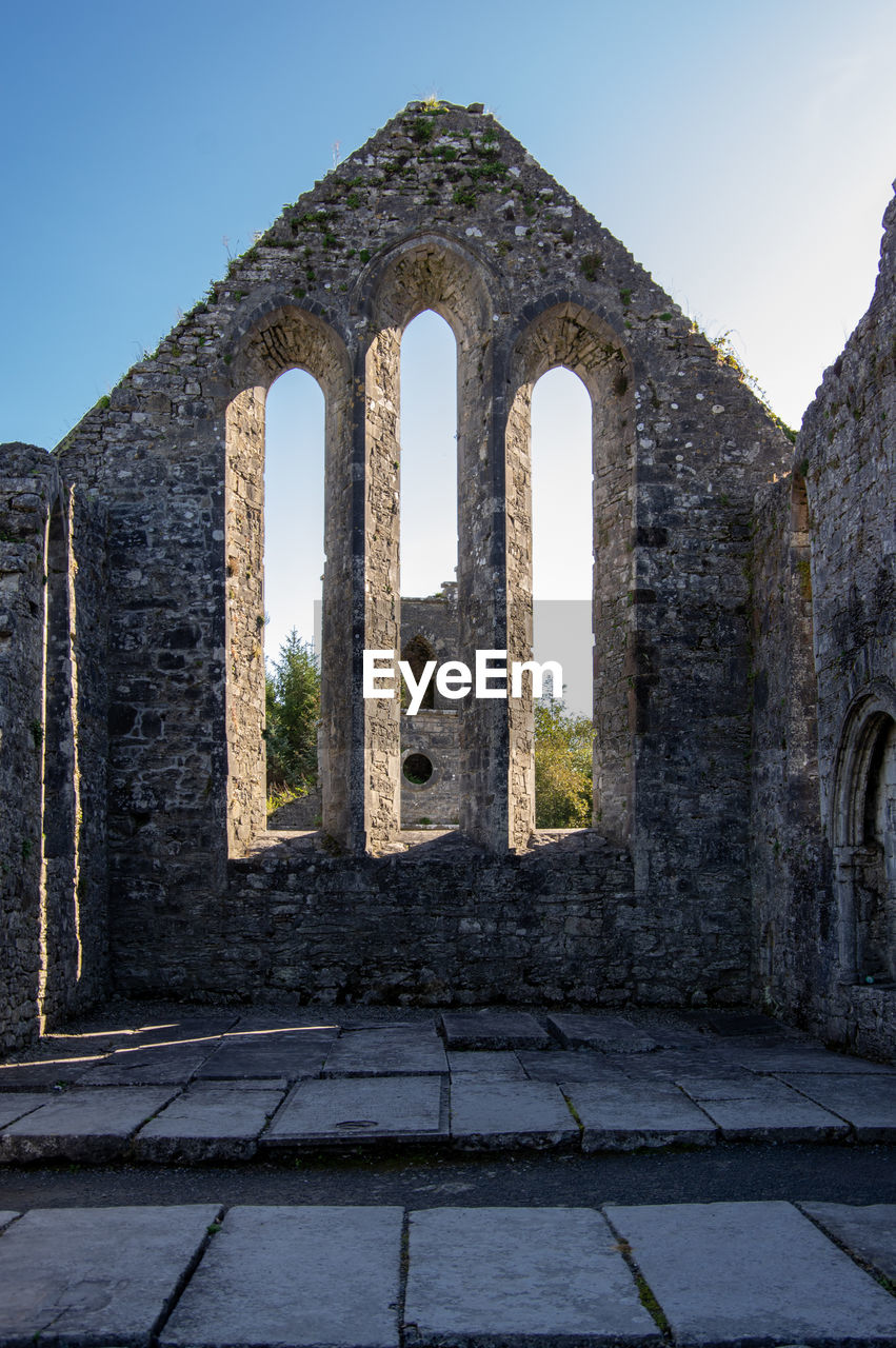 OLD RUINS AGAINST SKY