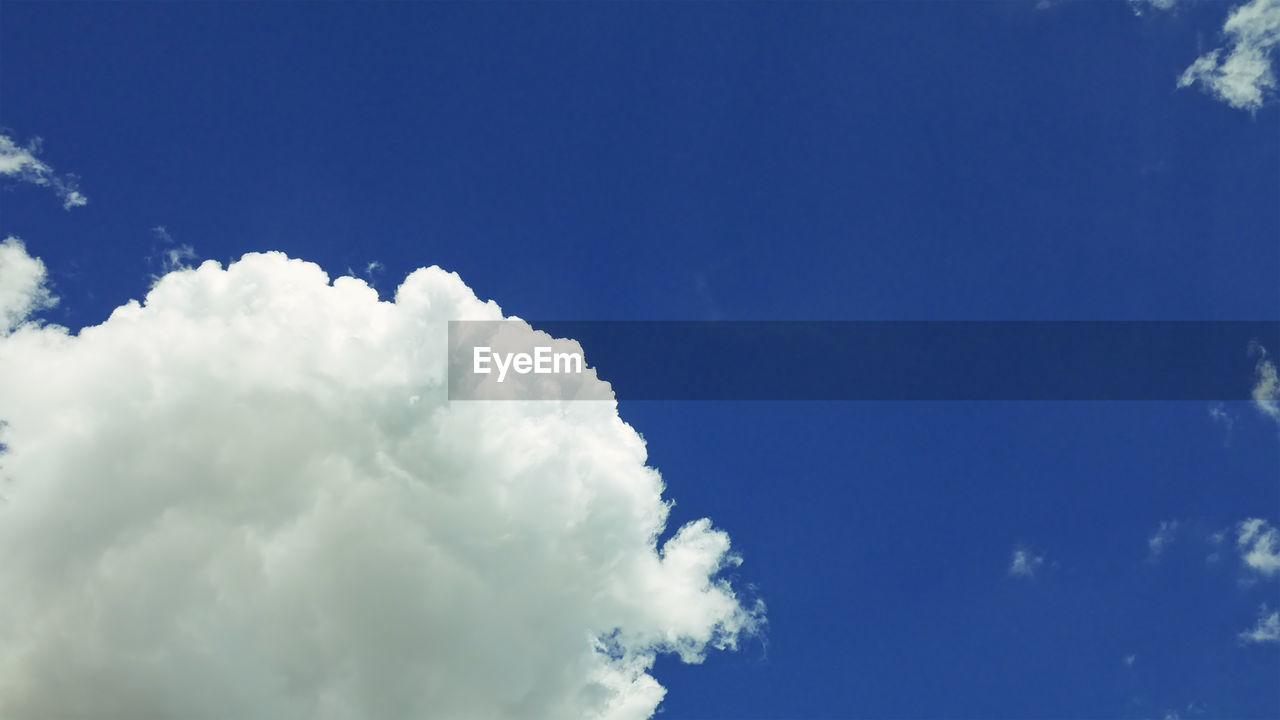 Low angle view of clouds in sky