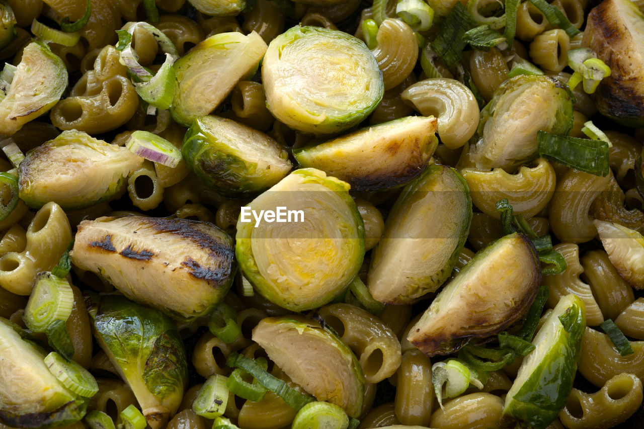 Directly above shot of pasta