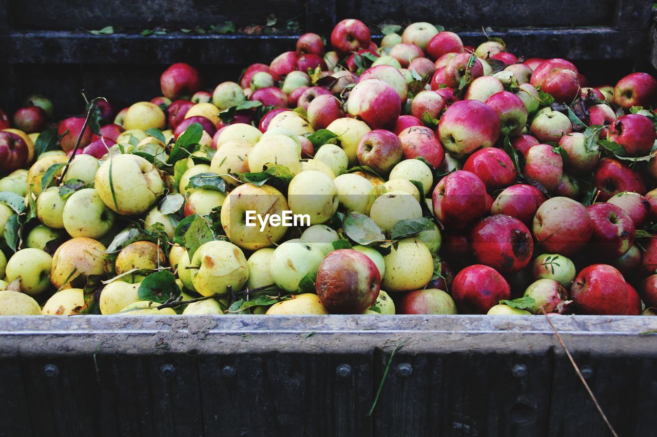 APPLES IN MARKET STALL