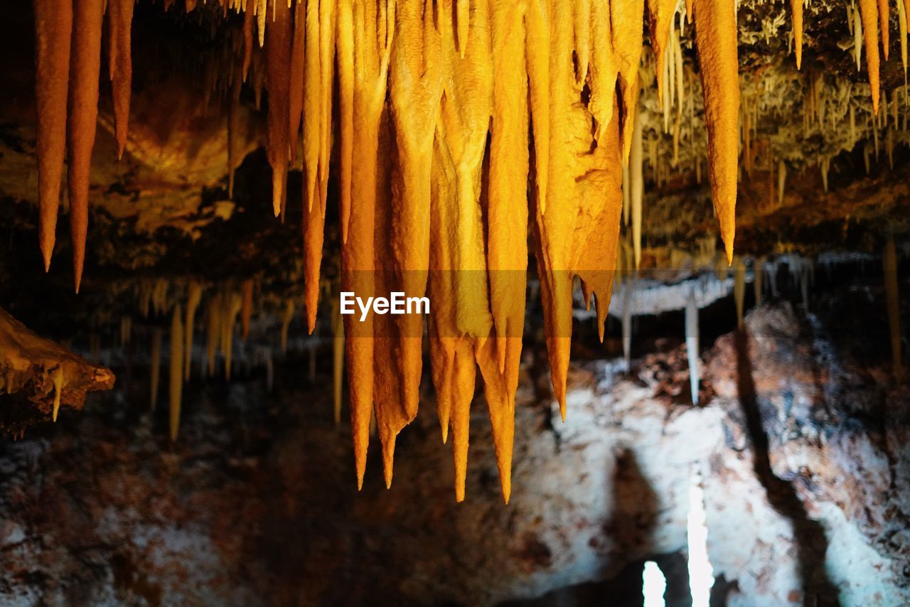 stalactite, stalagmite, cave, speleothem, geology, rock, no people, beauty in nature, nature, physical geography, indoors, rock formation, limestone, travel destinations, pattern, illuminated, non-urban scene