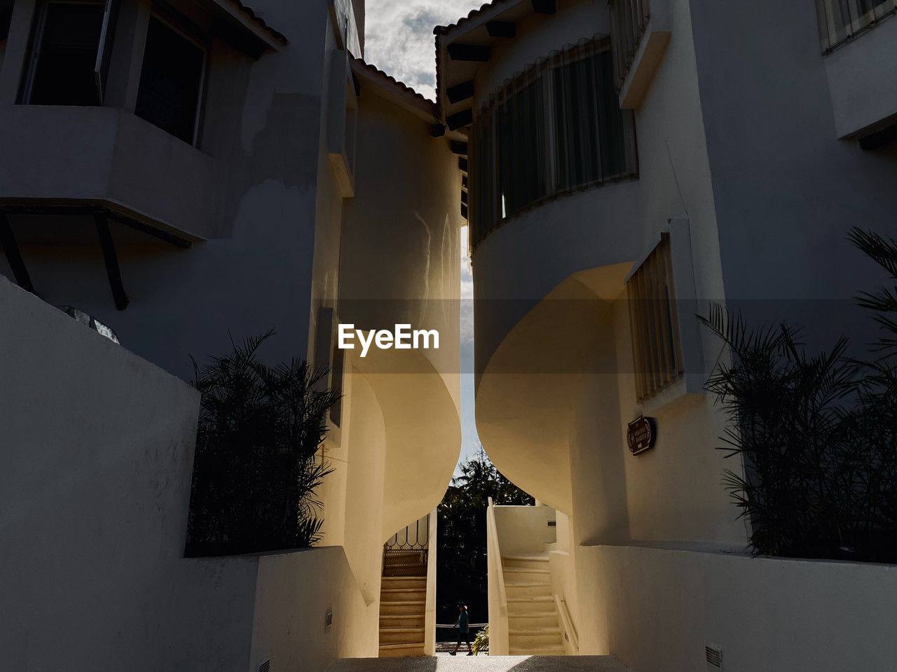 low angle view of buildings in city