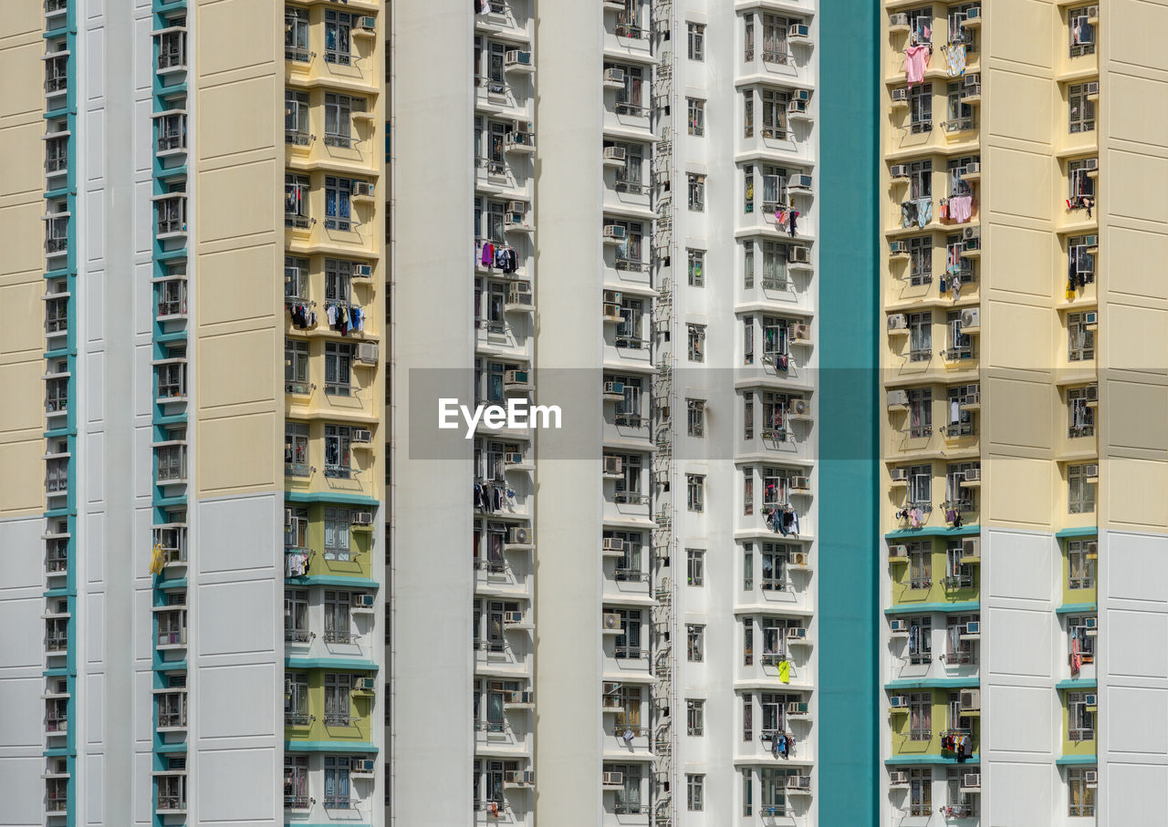 Low angle view of residential building