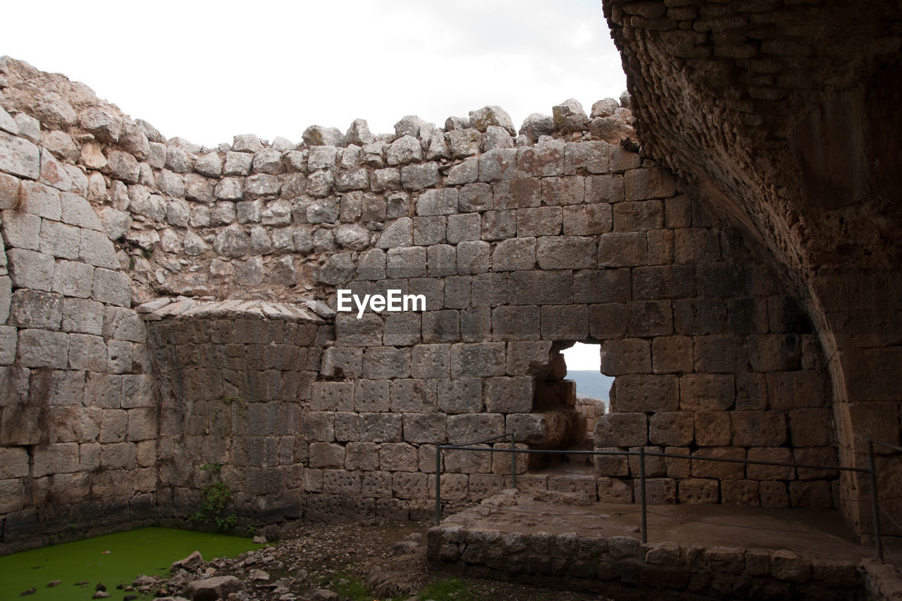 VIEW OF STONE WALL