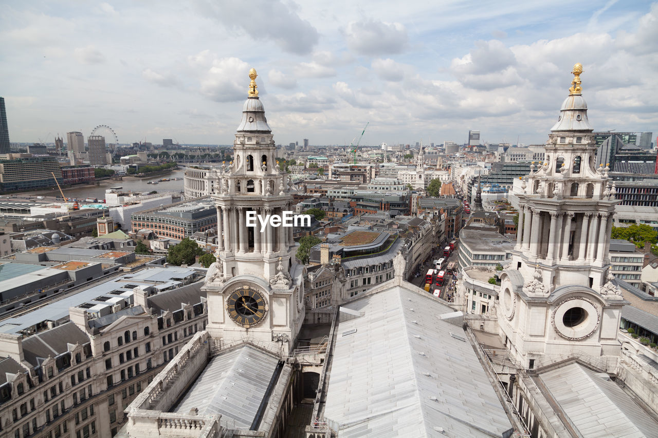 AERIAL VIEW OF CITYSCAPE