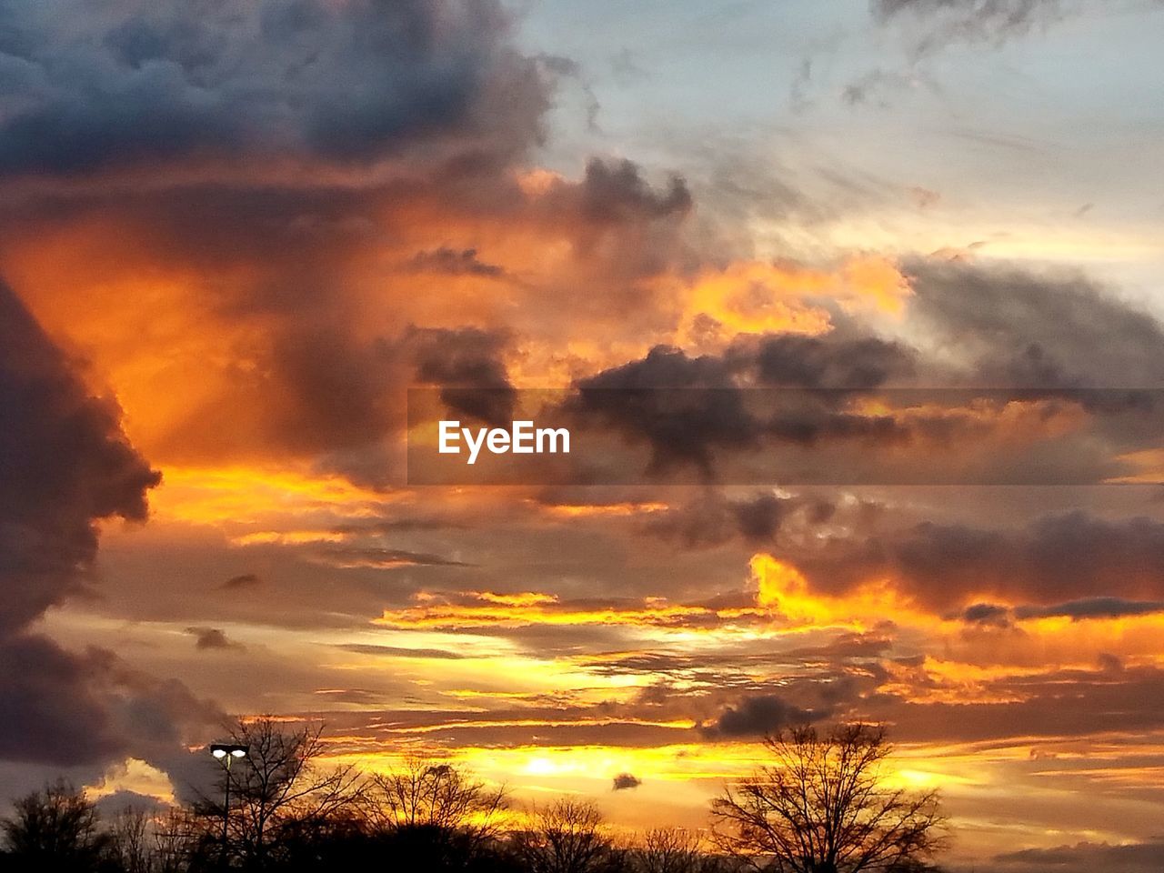 Low angle view of scenic sky