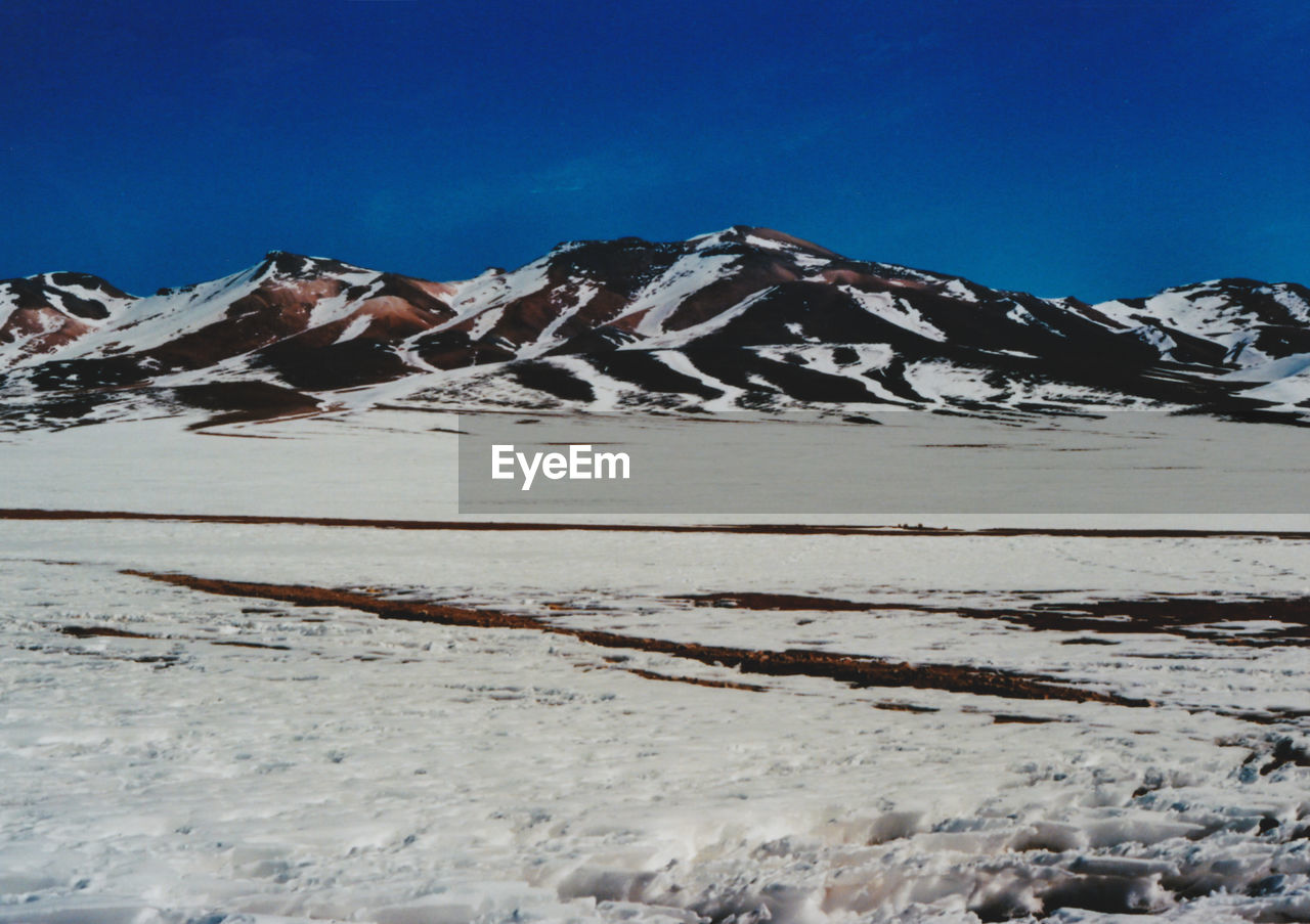 SCENIC VIEW OF SNOWCAPPED MOUNTAINS