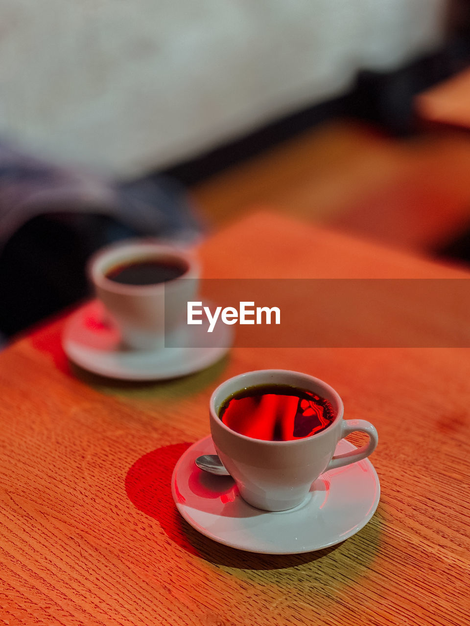 Close-up of coffee on table