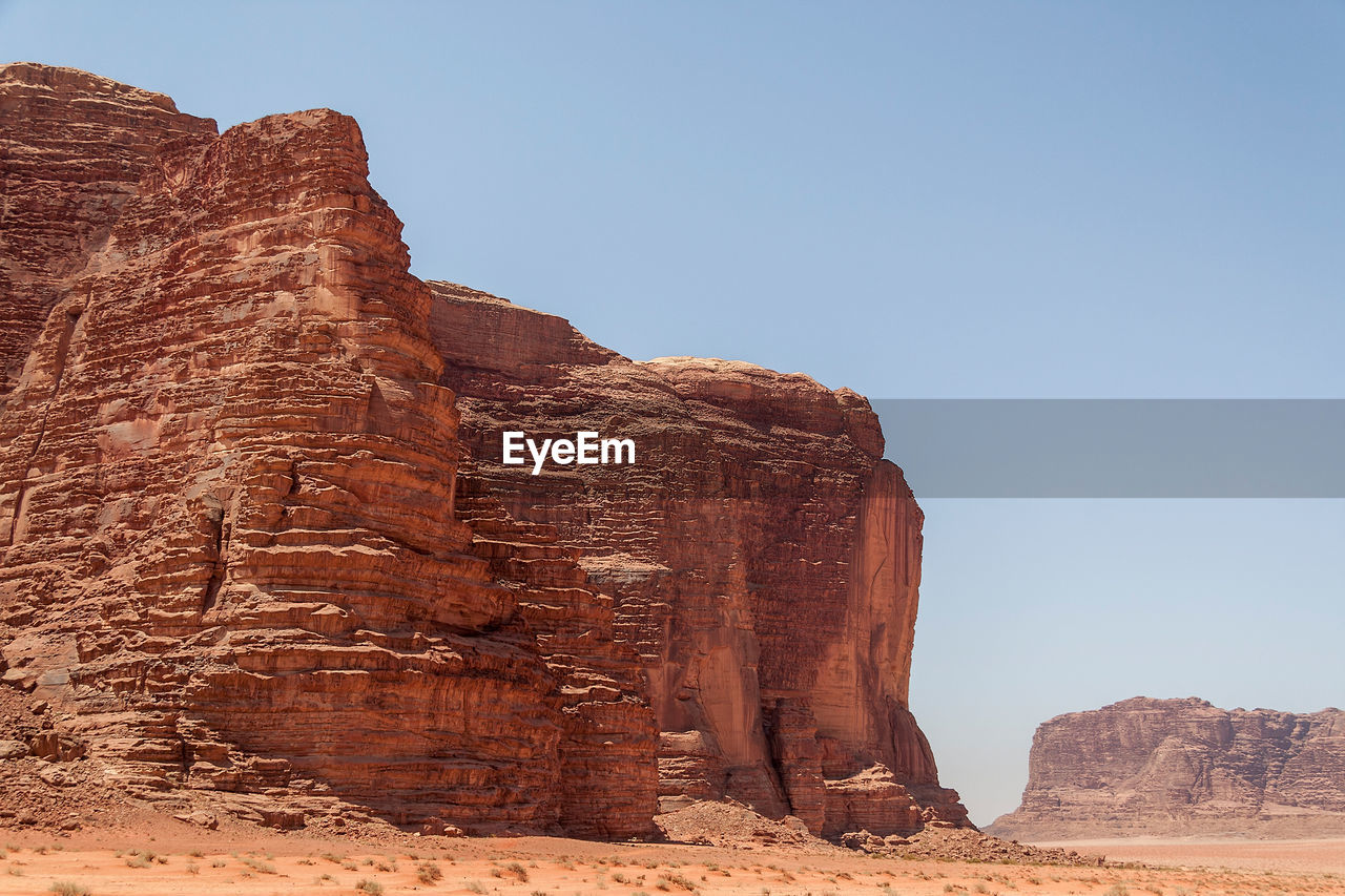 VIEW OF ROCK FORMATIONS IN THE BACKGROUND