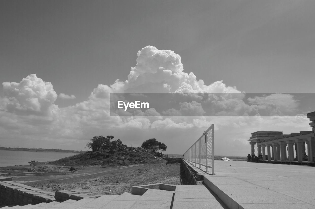 PANORAMIC VIEW OF BRIDGE AGAINST SKY