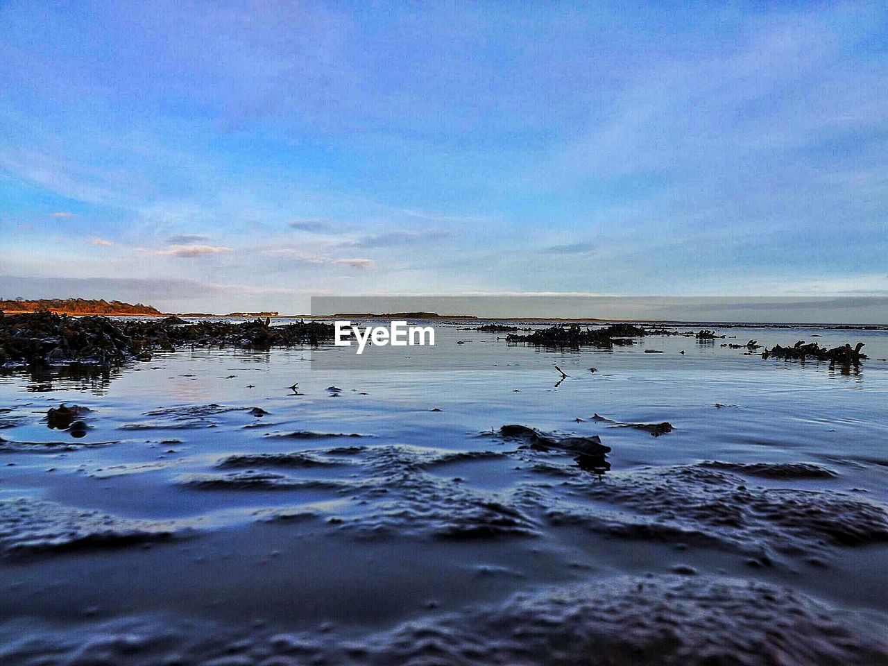 View of lake against sky