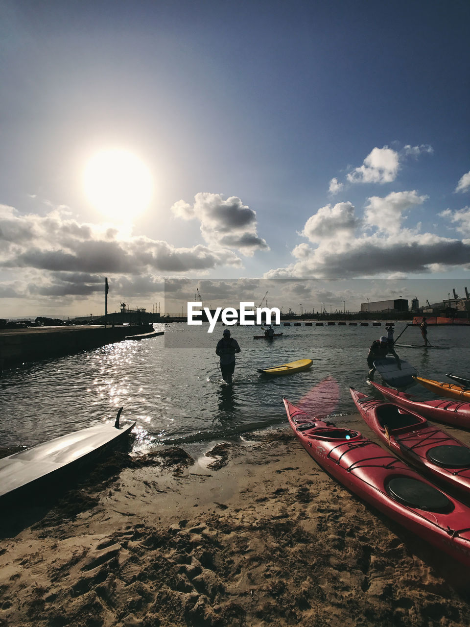 People at beach