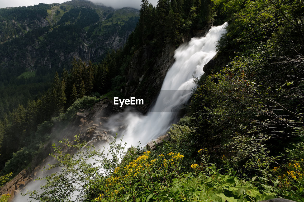 SCENIC VIEW OF WATERFALL