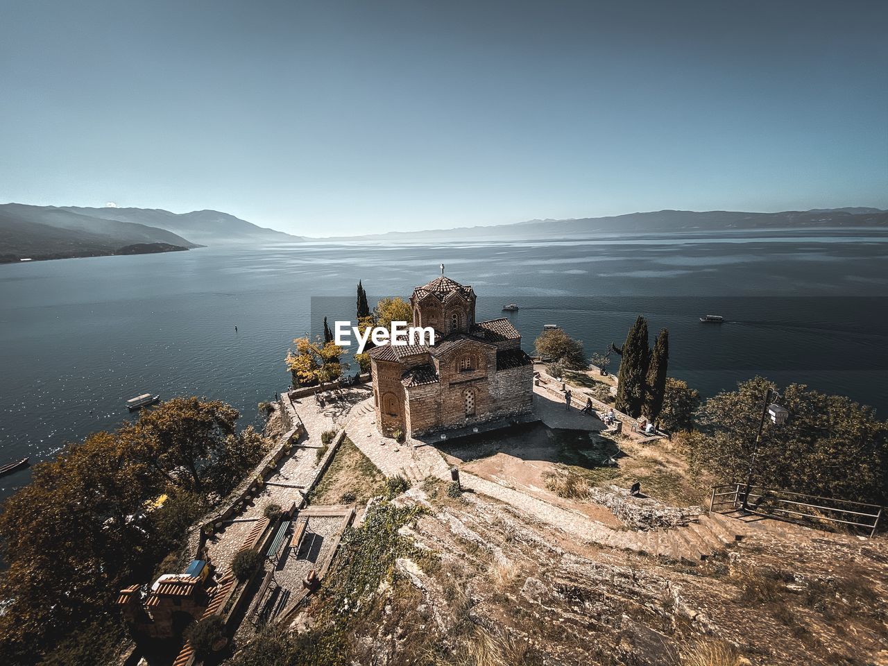 Lake ohrid kaneo church