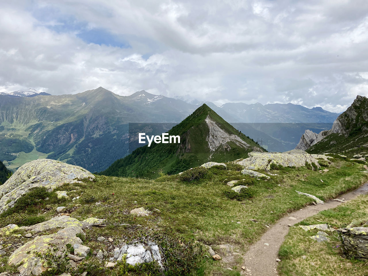 Scenic view of a pyramid mountain against sky