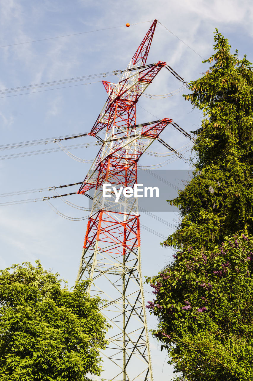 LOW ANGLE VIEW OF ELECTRICITY PYLON