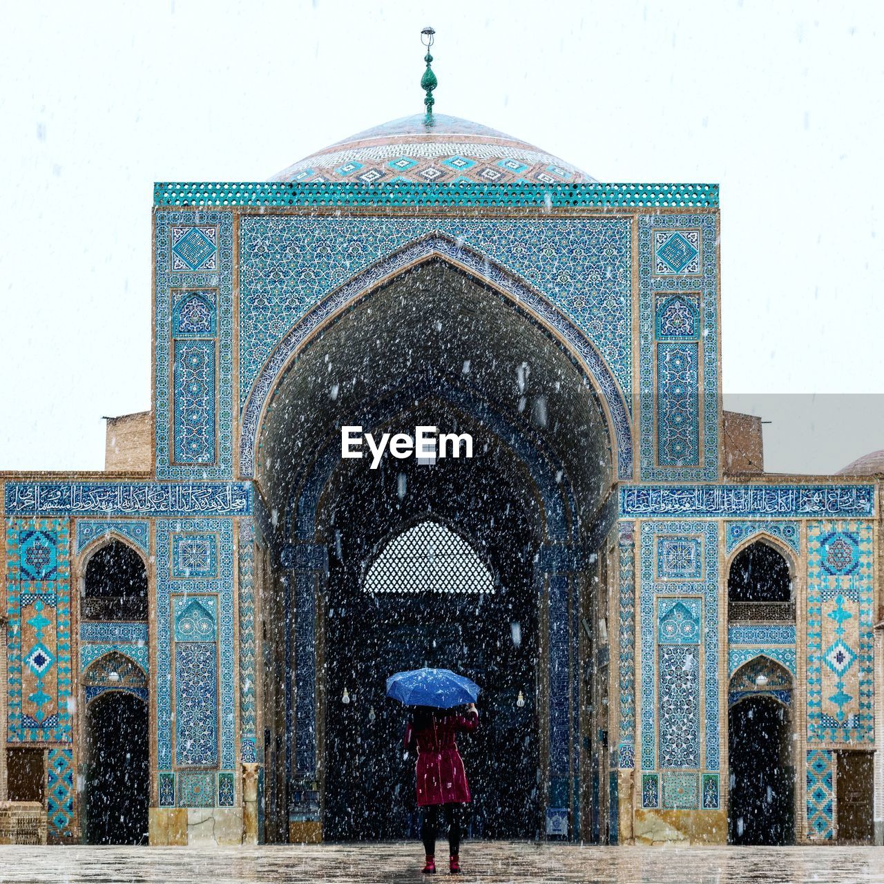 Snowy yazd, masjed jame